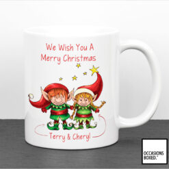 We Wish You A Merry Christmas Ugly Eleve's Mug