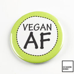 Vegan As Fuck Pin Badge